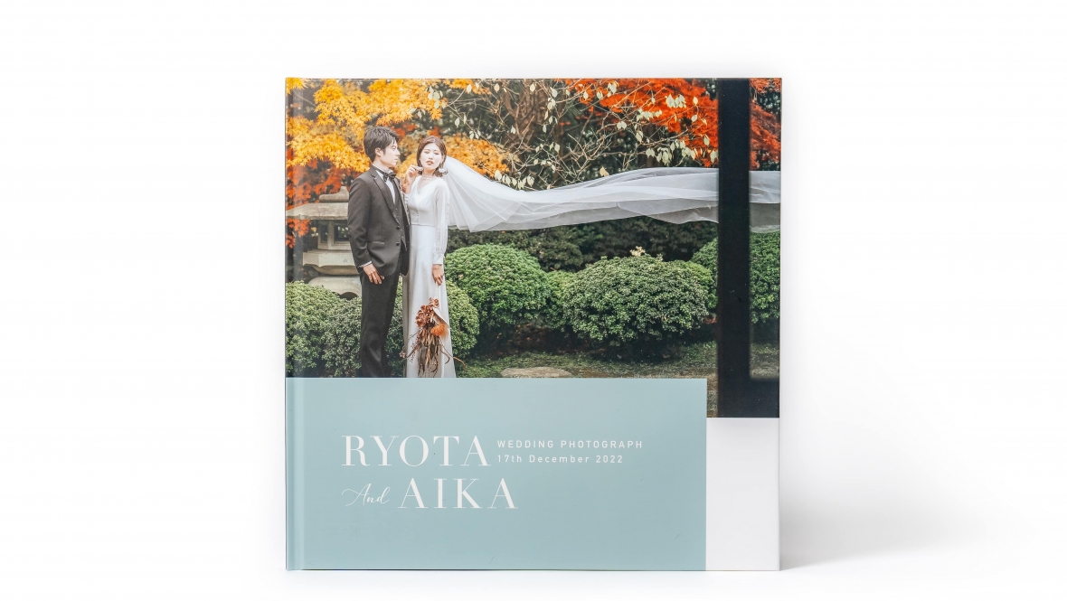 【3冊セット】パノラマ3面台紙［ B – Type ］(ベージュ or グリーン) / サイズ : 266×266mm