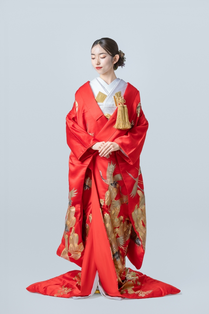 丸紋に鶴 丸紋に鶴