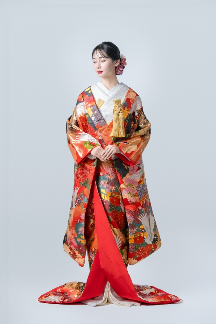 几帳に鶴 几帳に鶴